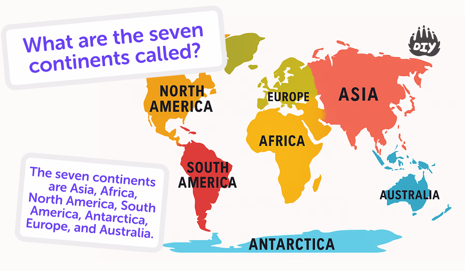 What does What Are the Seven Continents Called?  mean? Meaning & Definition - DIY Blog