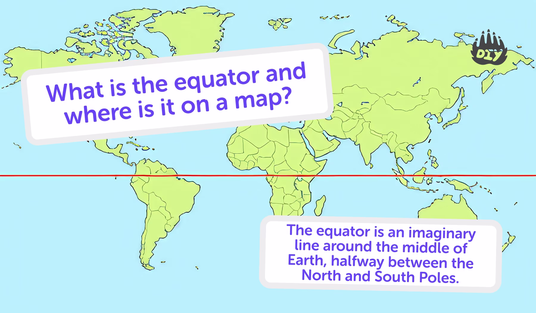 What does What Is the Equator and Where Is It on a Map?  mean? Meaning & Definition - DIY Blog