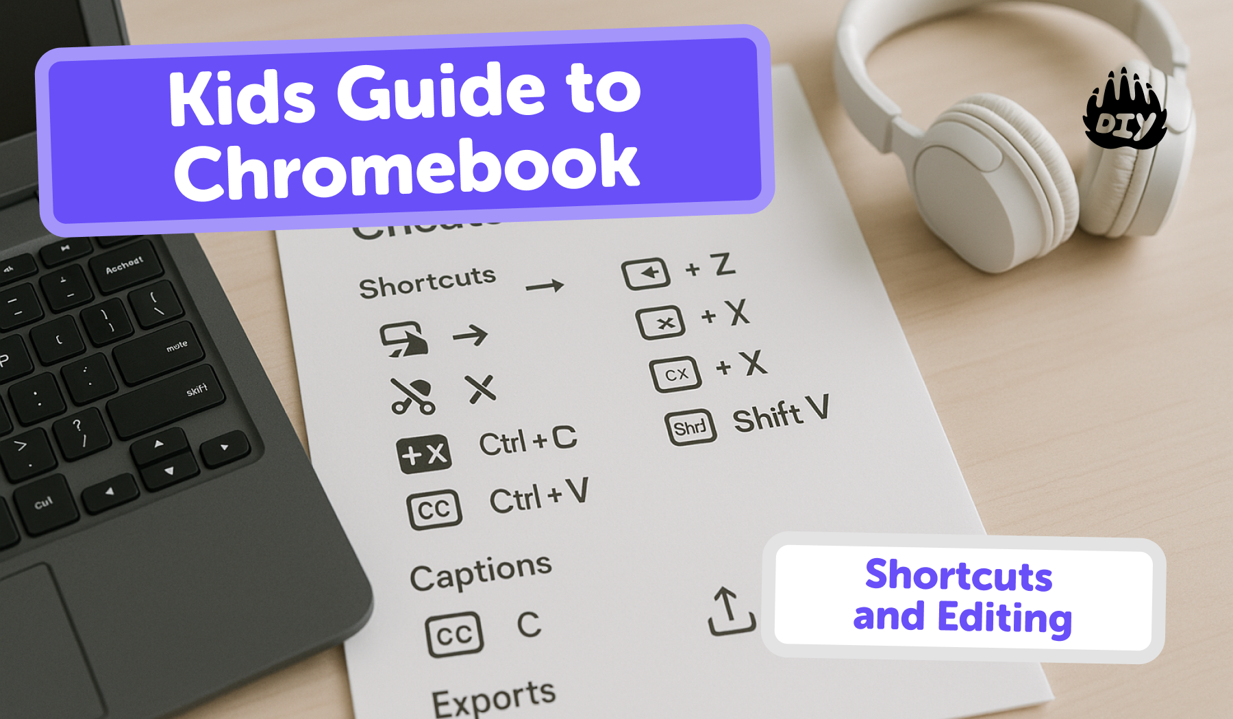 Kids Guide to Chromebook Shortcuts and Editing