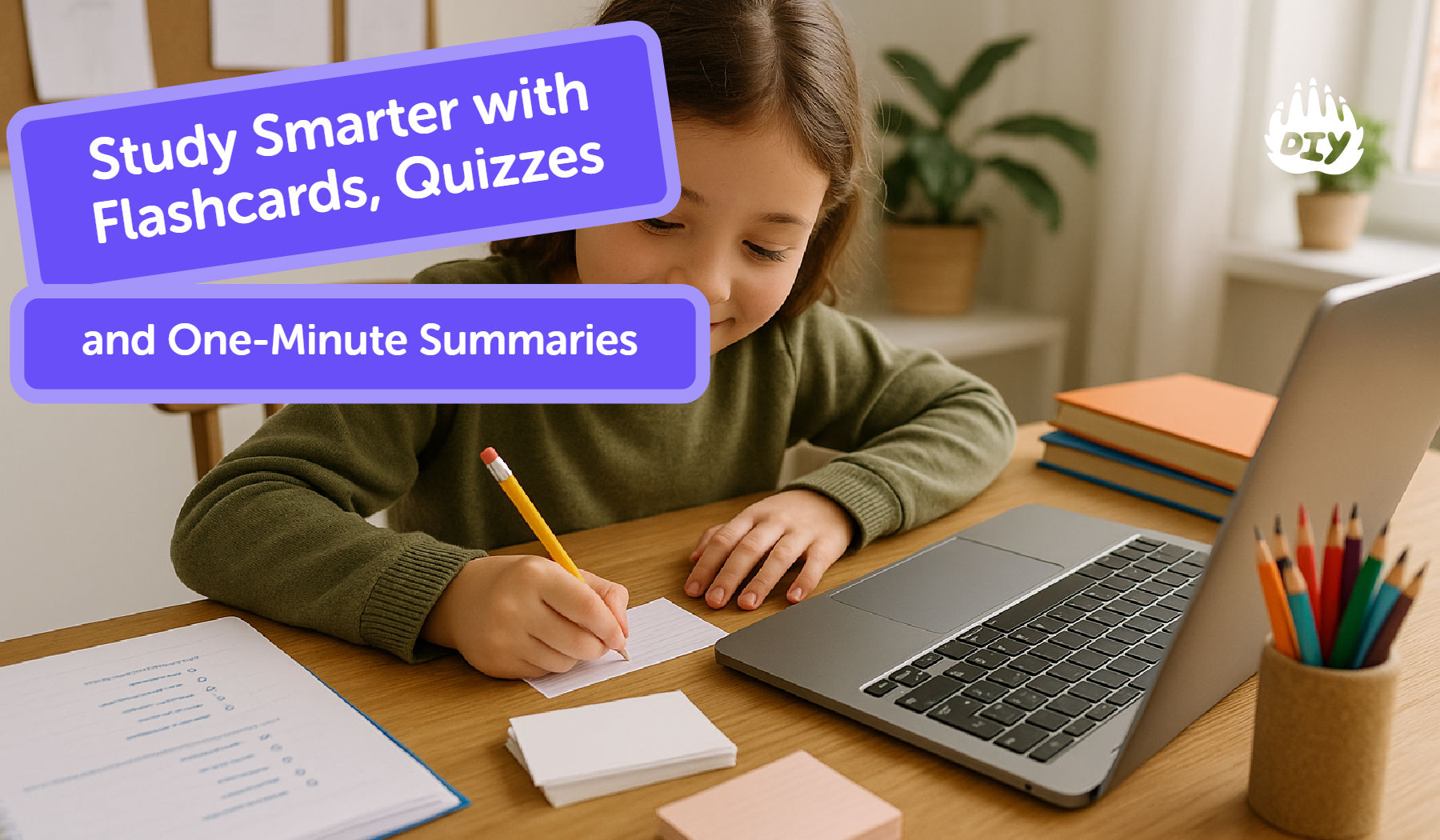 Study Smarter with Flashcards, Quizzes, and One-Minute Summaries