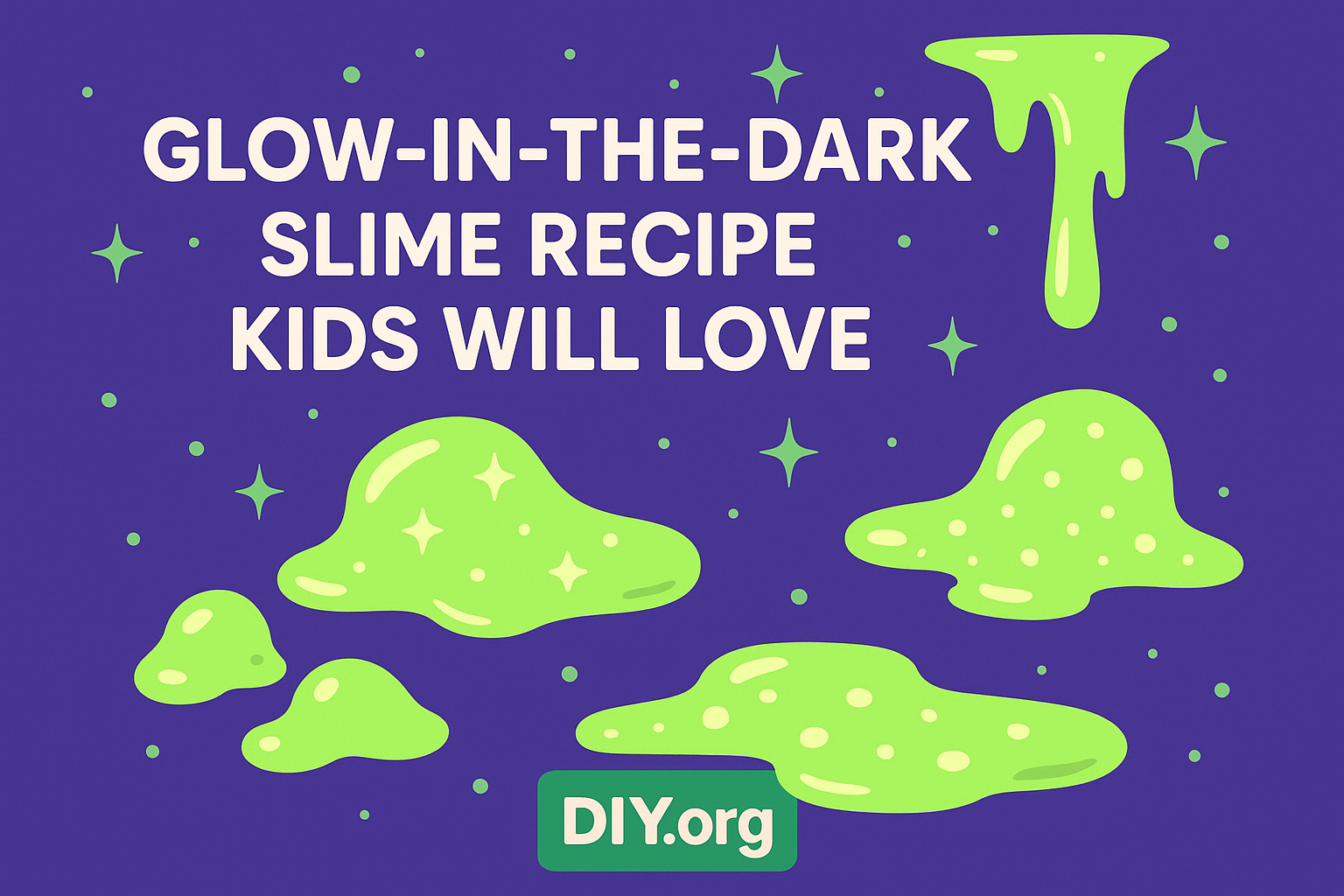 Glow-in-the-Dark Slime Recipe Kids Will Love