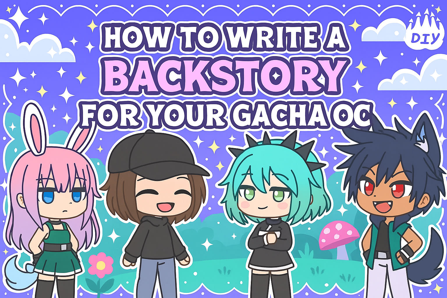 How to Write a Backstory for Your Gacha OC – Easy Prompts for Kids