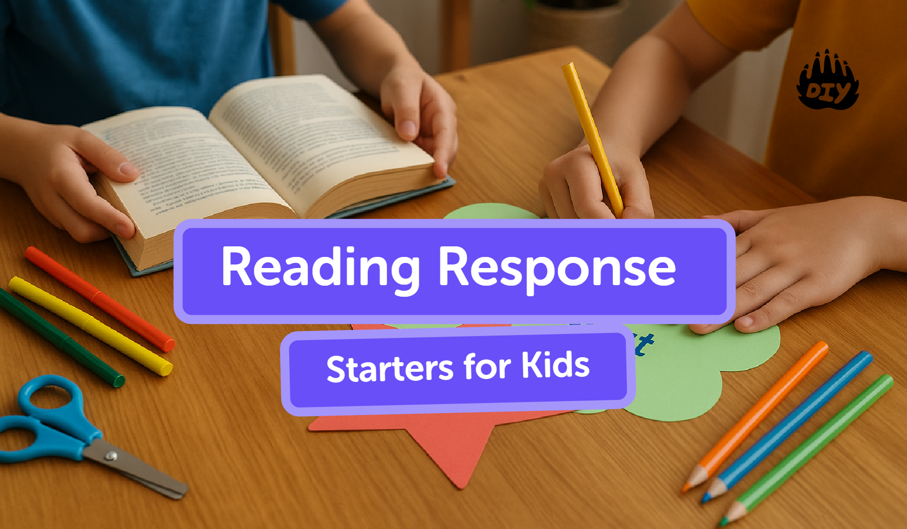 Reading Response Starters for Kids