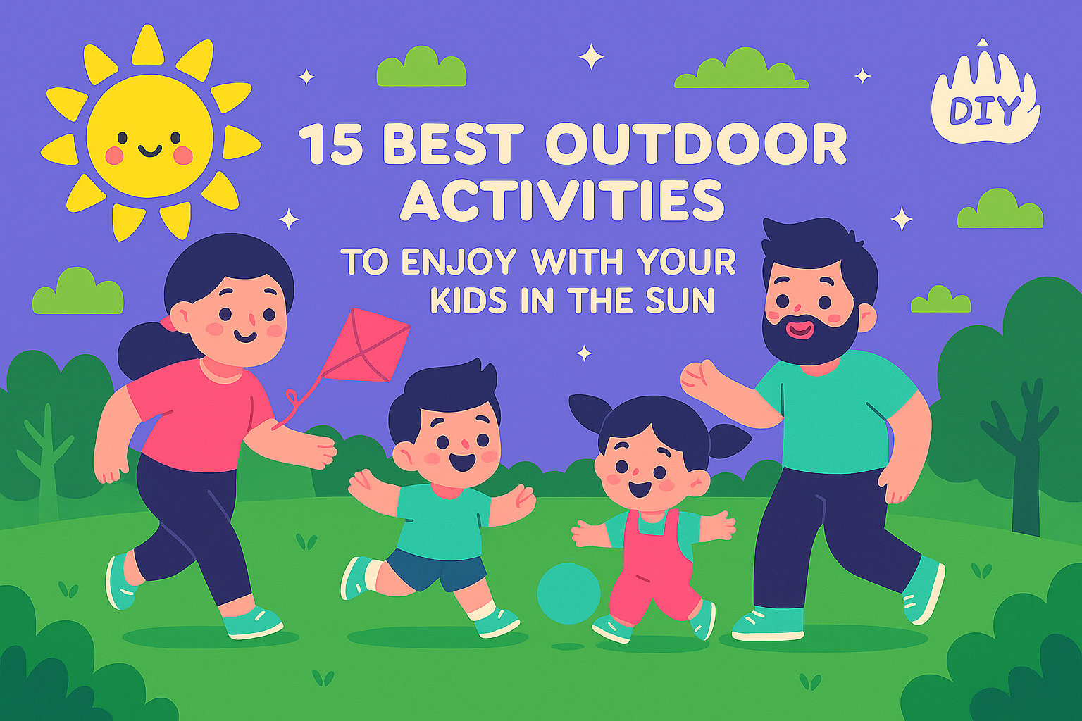 What does 15 Best Outdoor Activities to Enjoy with Your Kids in the Sun mean? Meaning & Definition - DIY Blog