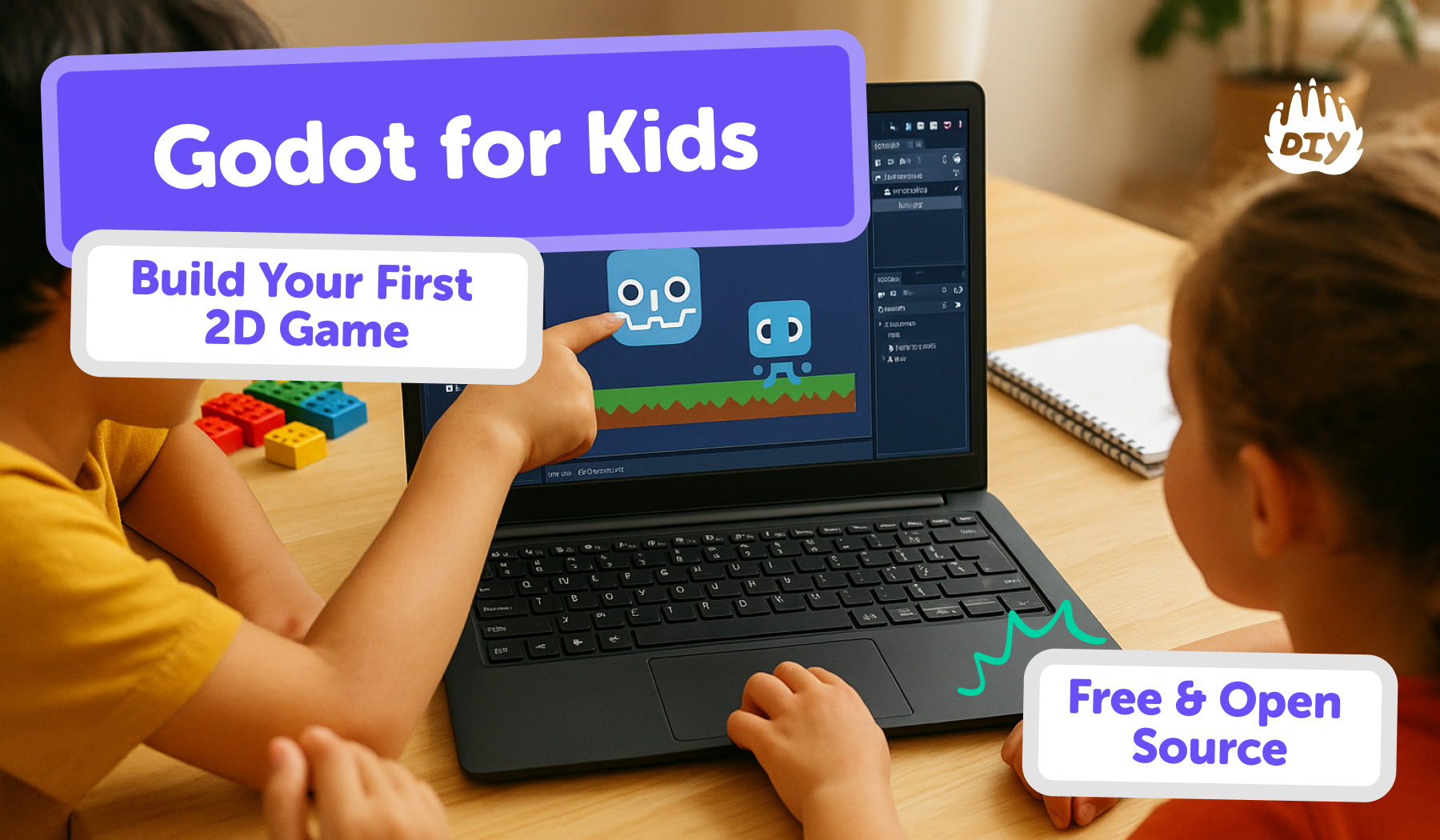Godot for Kids: Build Your First 2D Game (Free & Open Source)