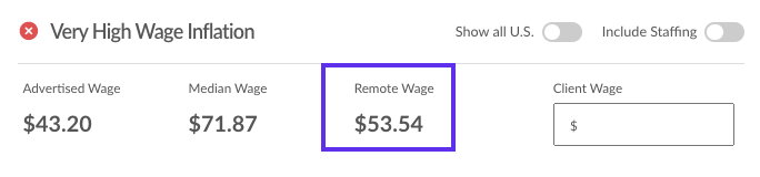 Remote wage