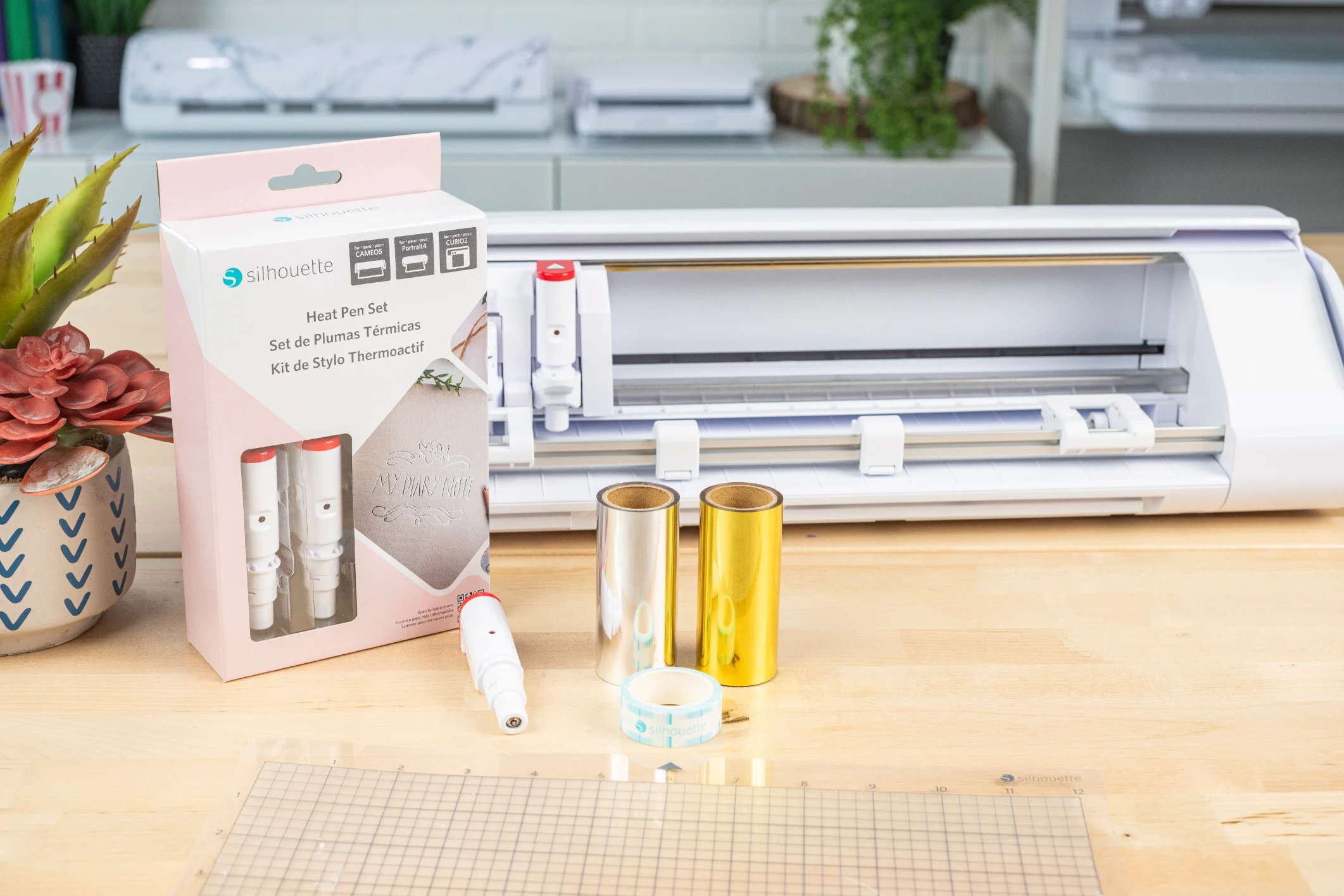 Silhouette Heat Pen Set - What is it and how to gild with a plotter?