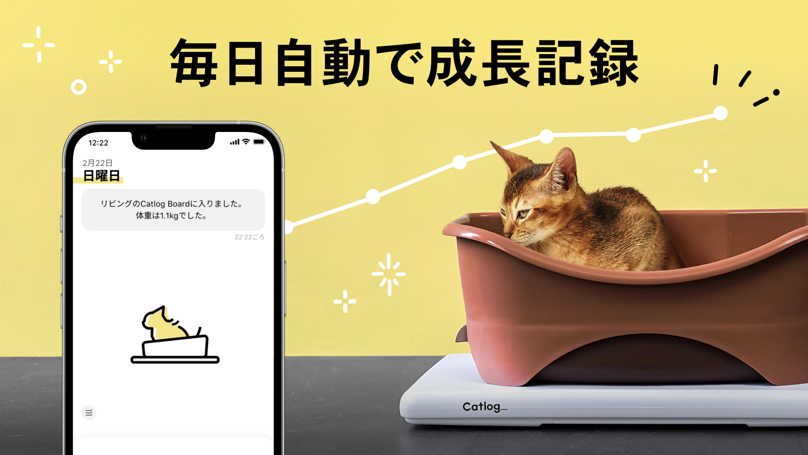 Catlog®︎に子猫様に特化した『子猫専用モード』が新登場！子猫時代の