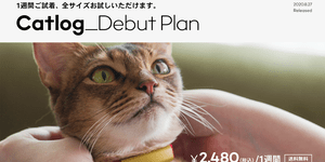 首輪ご試着用、Catlogデビュープランを正式リリースいたしました