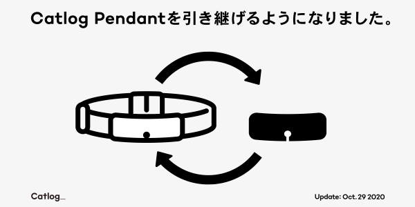 Catlog Pendantの引き継ぎ機能をリリースしました!