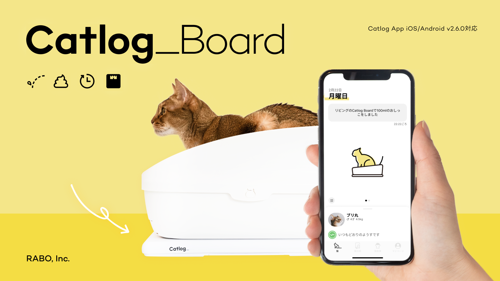Catlog Board Catlog App iOS/Android v2.6.0対応 RABO, Inc. 