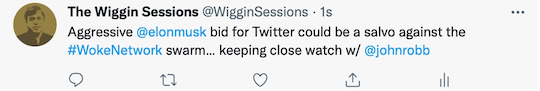 Wiggin Sessions Tweet
