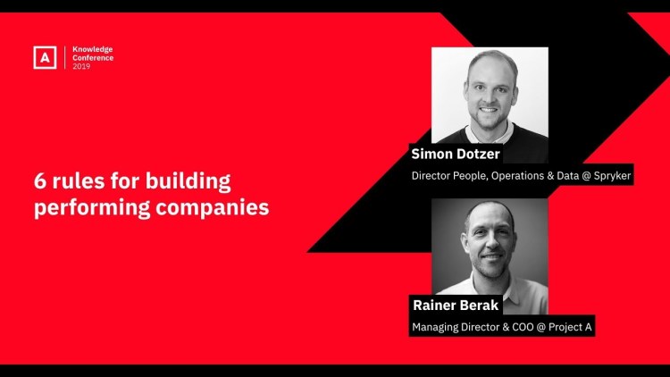 PAKCon 2019 – 6 Rules for Building Performing Companies Header Image