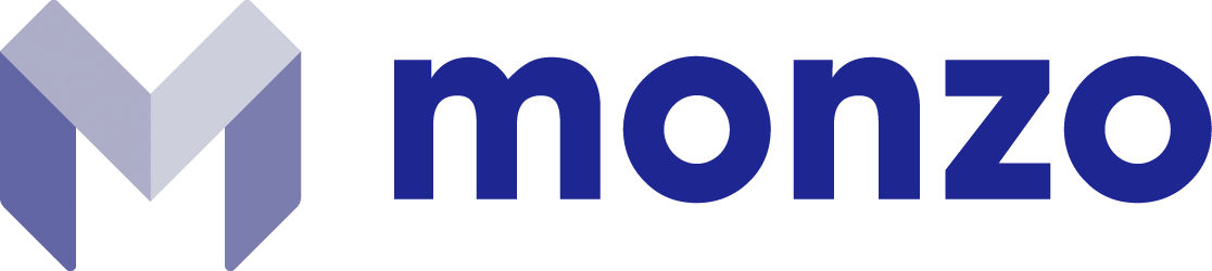 Monzo Horizontal Logo - Blue