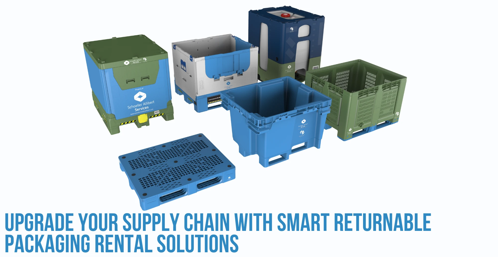 Our wide range of solutions includes intermediate bulk containers (IBCs), foldable large containers (FLCs), foldable small containers (FSCs) and rigid pallet containers (RPCs), as well as stackable and/or nestable containers, plastic pallets and beverage crates, dollies and pails, roto moulding and bulk accessories.