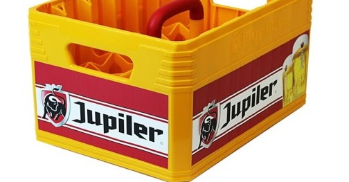 AB Invev new Jupiler Orange Gold beer crate