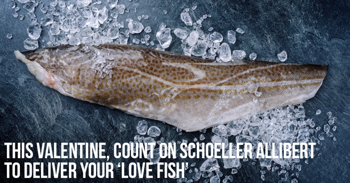 This Valentine, count on Schoeller Allibert to deliver your 'love fish'
