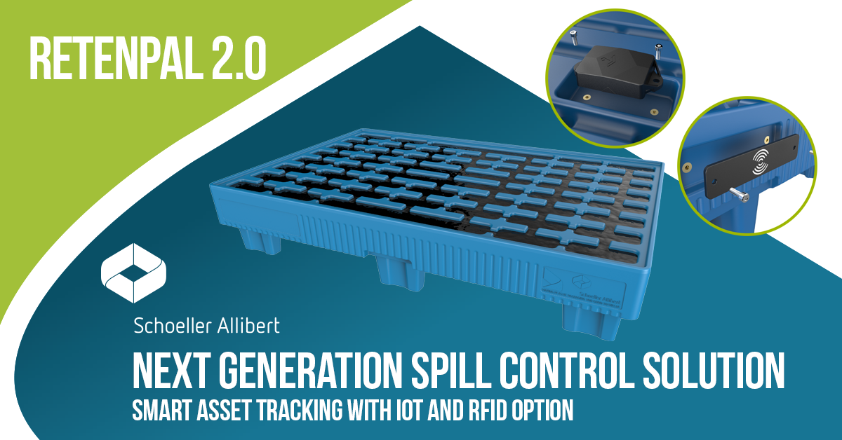 Schoeller Allibert unveils Retenpal 2.0, a next-gen Track & Trace spill control pallet for hygienic logistics
