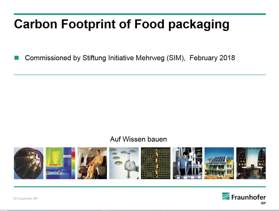Carbon Footprint van voedselverpakkingen afbeelding