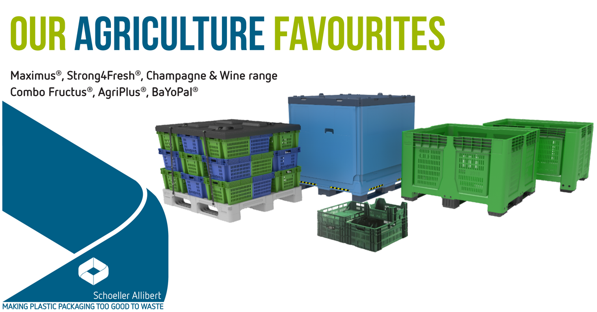 Number one reusable plastic packaging supplier for agriculture