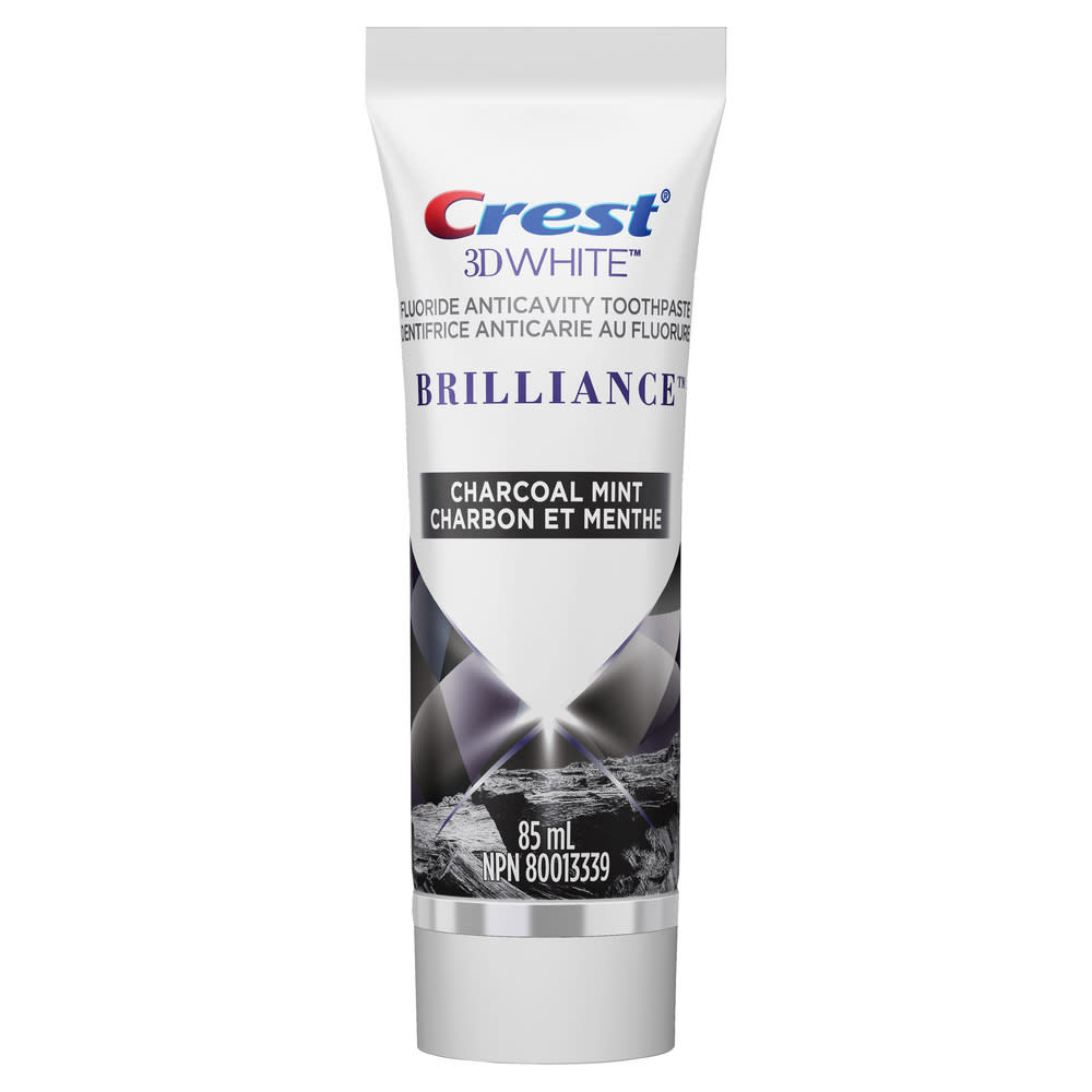 3D White Brilliance Charcoal Toothpaste Crest CA