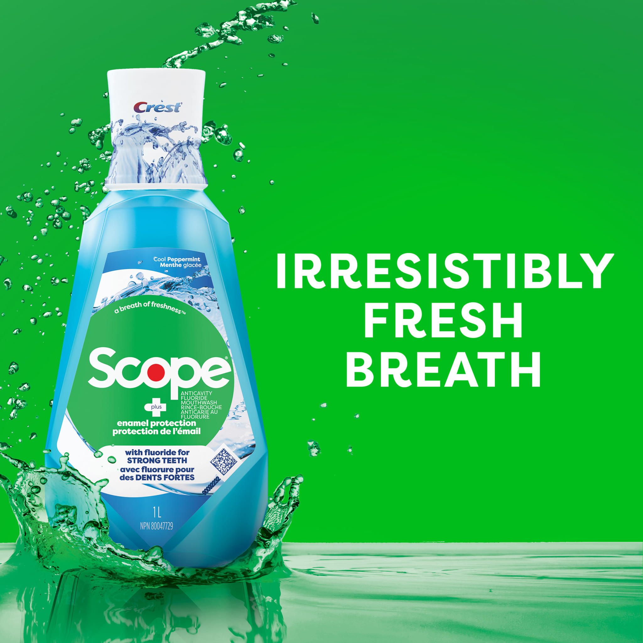 PDP - CAEN - EN - CREST SCOPE ENAMEL PROTECTION MOUTHWASH, COOL PEPPERMINT, 1L - SI2 - IMG3