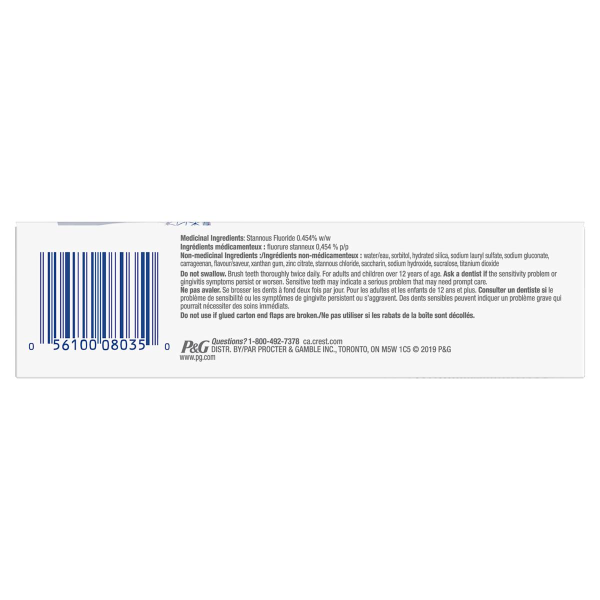 Gum & Enamel Repair Advanced Whitening Toothpaste Crest CA