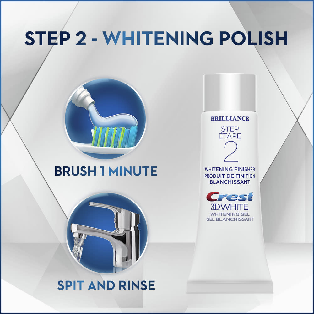 Crest 3D White Brilliance Toothpaste System - Row 2 img - 1