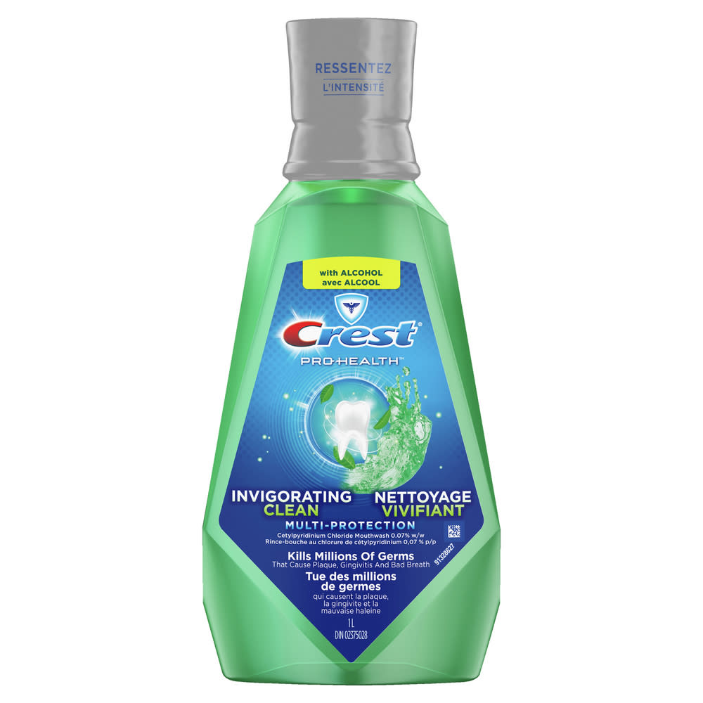 [EN]-Crest Pro-Health Invigorating Clean Mouthwash-Crest Pro Health Invigorating Clean Multi Protection Rinse-0