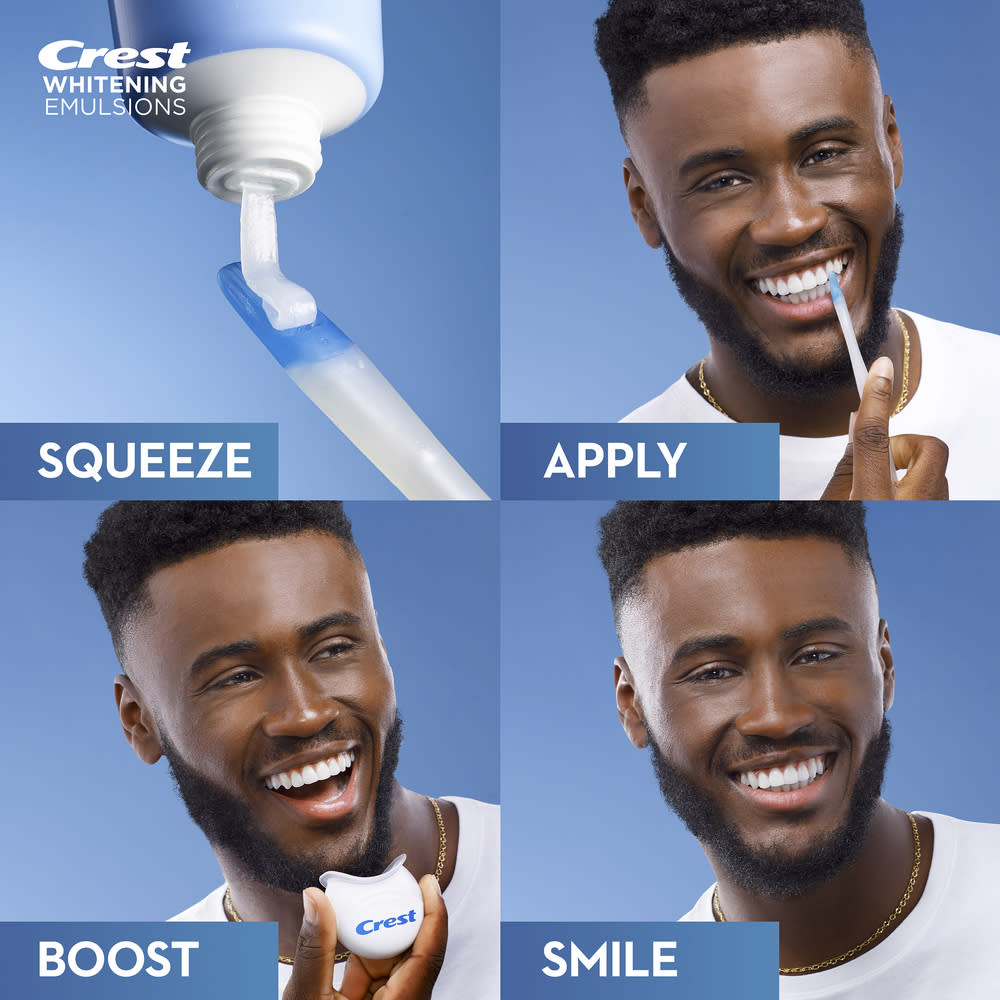 Crest Whitening Emulsions Leaveon Teeth Whitening Kit With Led Light