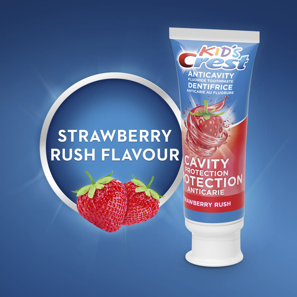 [EN] Crest Kid's Anticavity Cavity Protection Fluoride Toothpaste, Strawberry Rush, 85 mL - 2