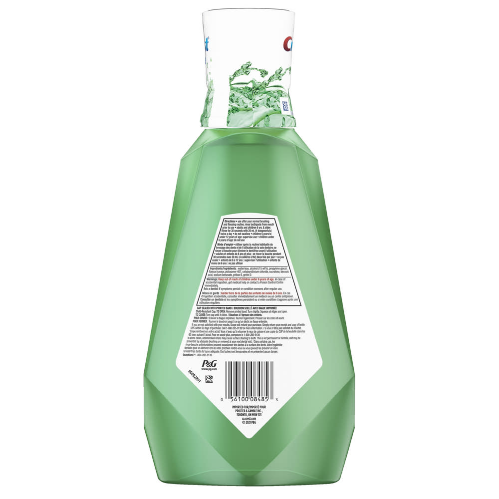 Crest Scope Bold Fresh Mouthwash, Clean Mint, 1L - Image1