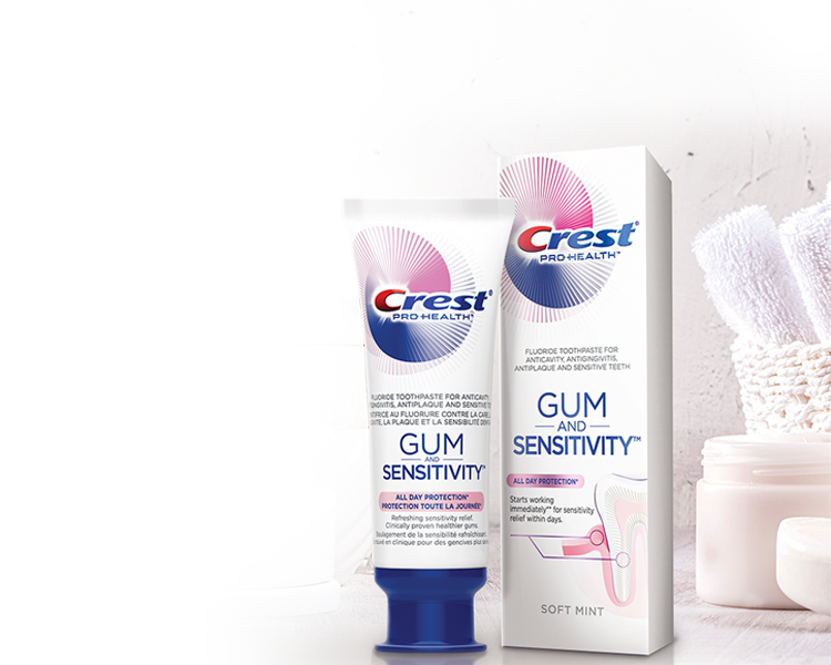 Crest toothpaste for enhanced protection of healthy teeth and gums