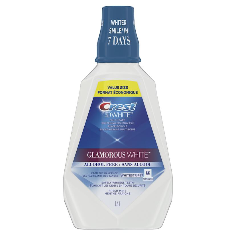 3D White Glamorous White Mouthwash Crest CA