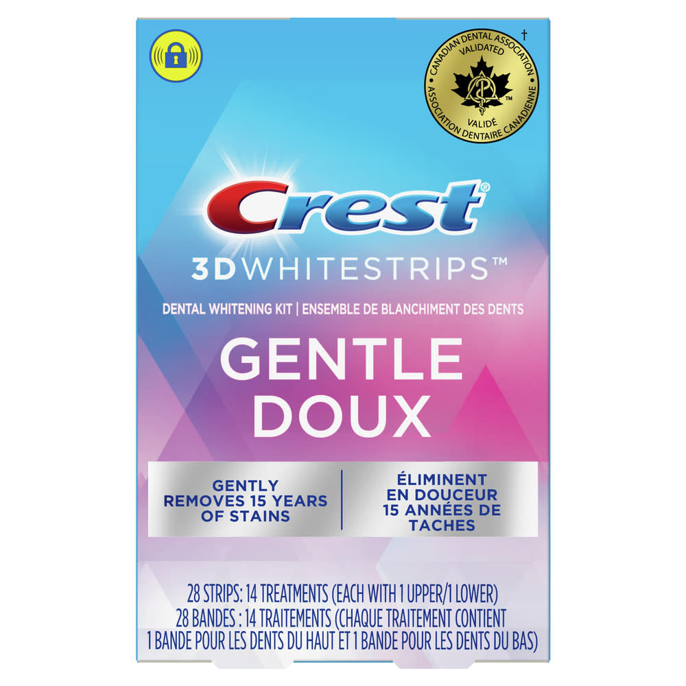 [EN]-Crest 3D White Whitestrips Gentle Routine-3D white whitestripe gentle routine-0