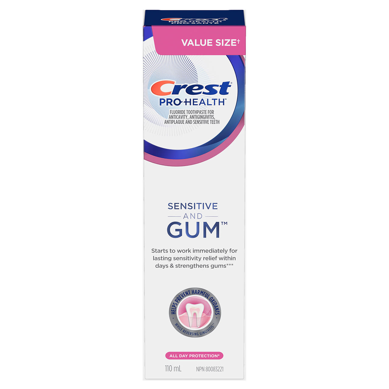 [EN] Crest Gum and Sensitivity All Day Protection Toothpaste - 110mL