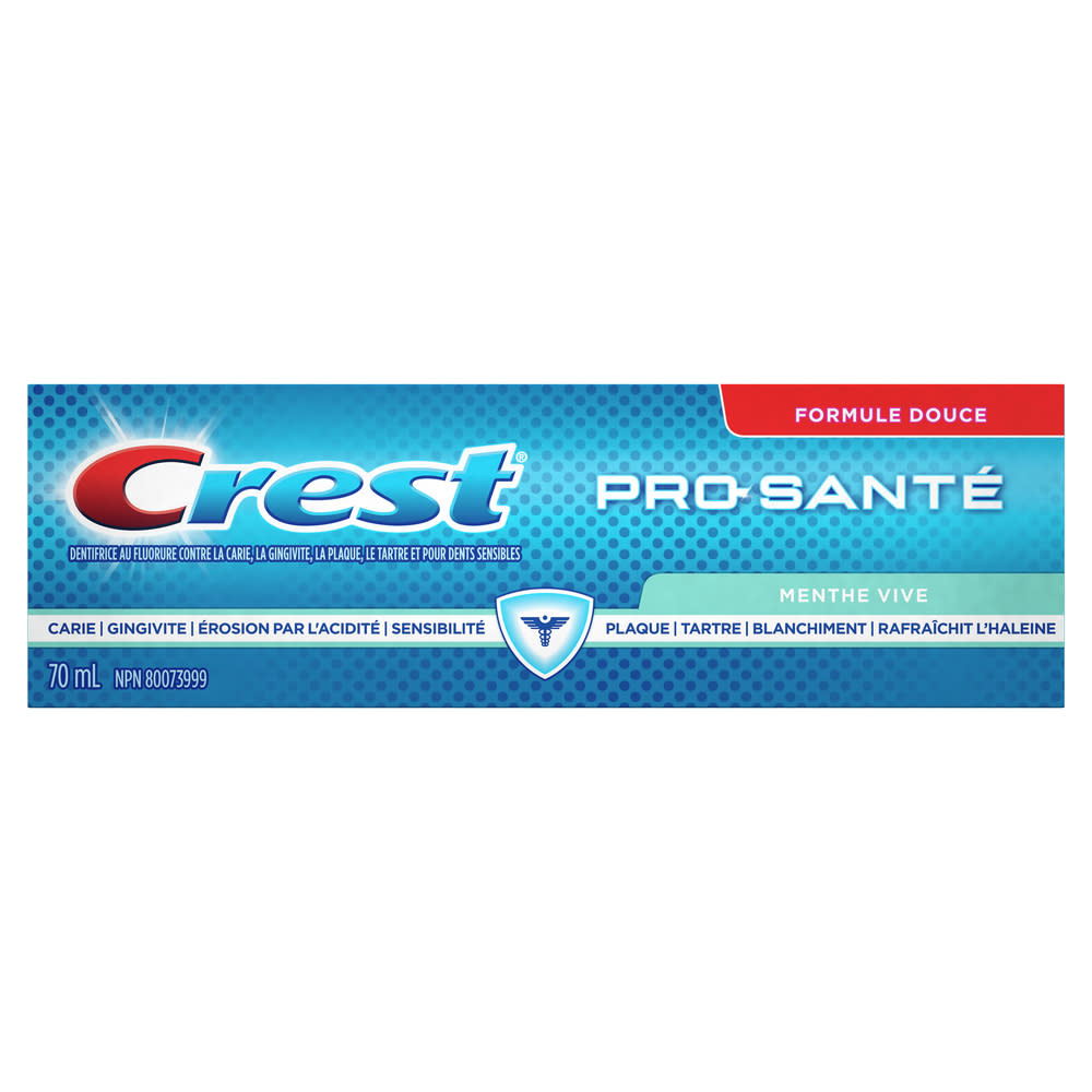 Crest Pro-Health Smooth Formula Toothpaste, Clean Mint Paste - 70mL - 1