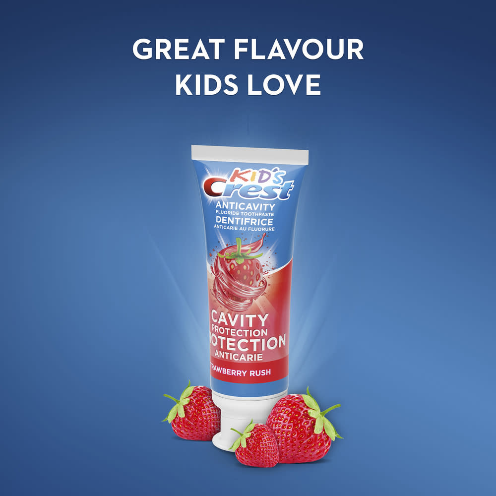[EN] Crest Kid's Anticavity Cavity Protection Fluoride Toothpaste, Strawberry Rush, 85 mL - 3