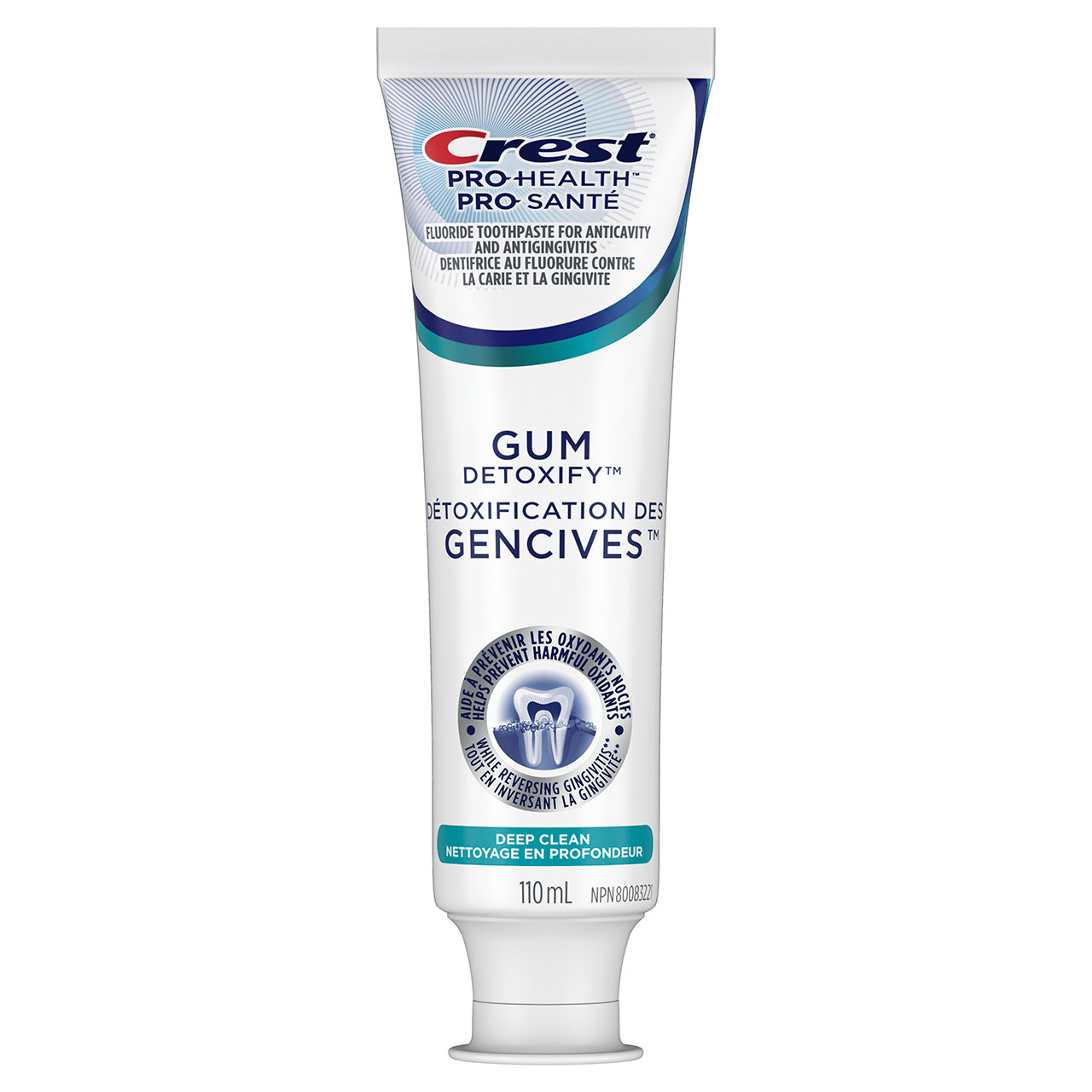 Gum Detoxify Deep Clean Anticavity Fluoride Toothpaste | Crest CA