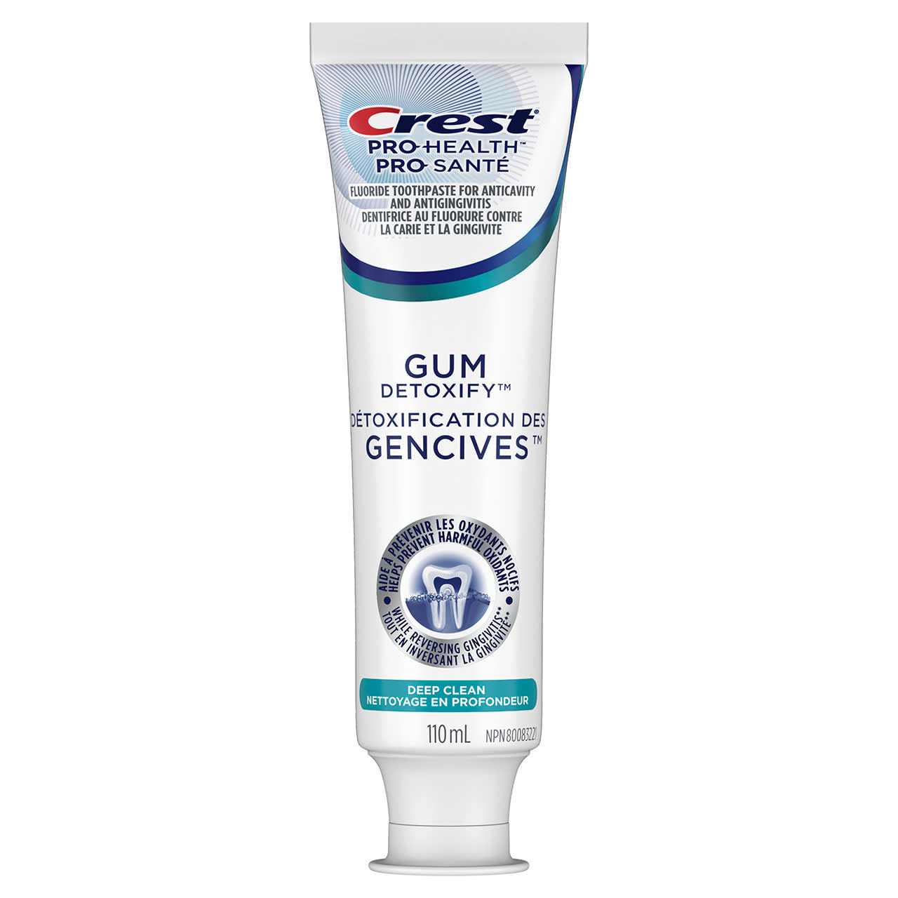 Crest Gum Detoxify Deep Clean Anticavity Fluoride Toothpaste - 2