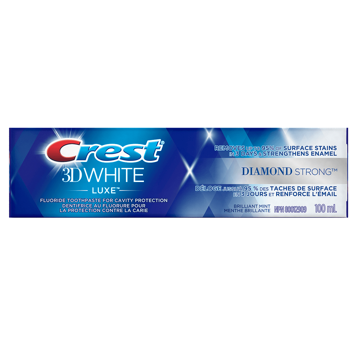 [EN]-Crest 3D White Diamond Strong Toothpaste-100ml-0