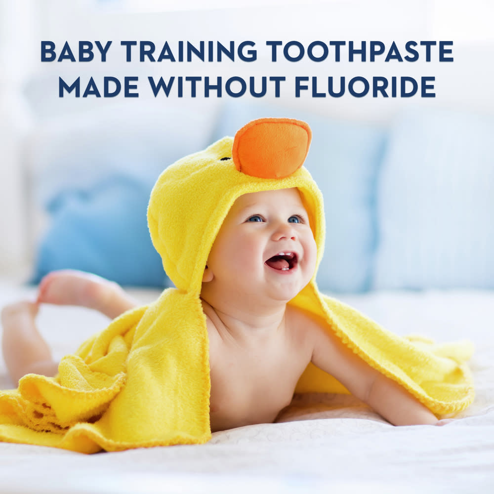 Crest Training Toothpaste, Fluoride Free, featuring Disney's Winnie the Pooh, Mild Strawberry Gel, 36 mL - 1