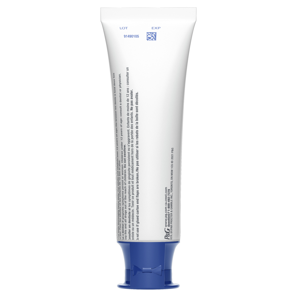 クレストミー Crest Gum Detoxify Gentle Whitening Toothpaste, 110 mL