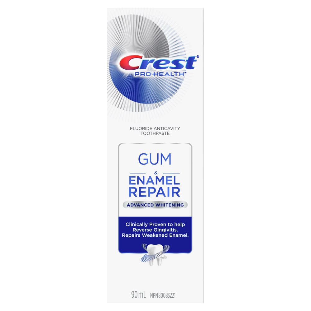 Gum & Enamel Repair Advanced Whitening Toothpaste Crest CA