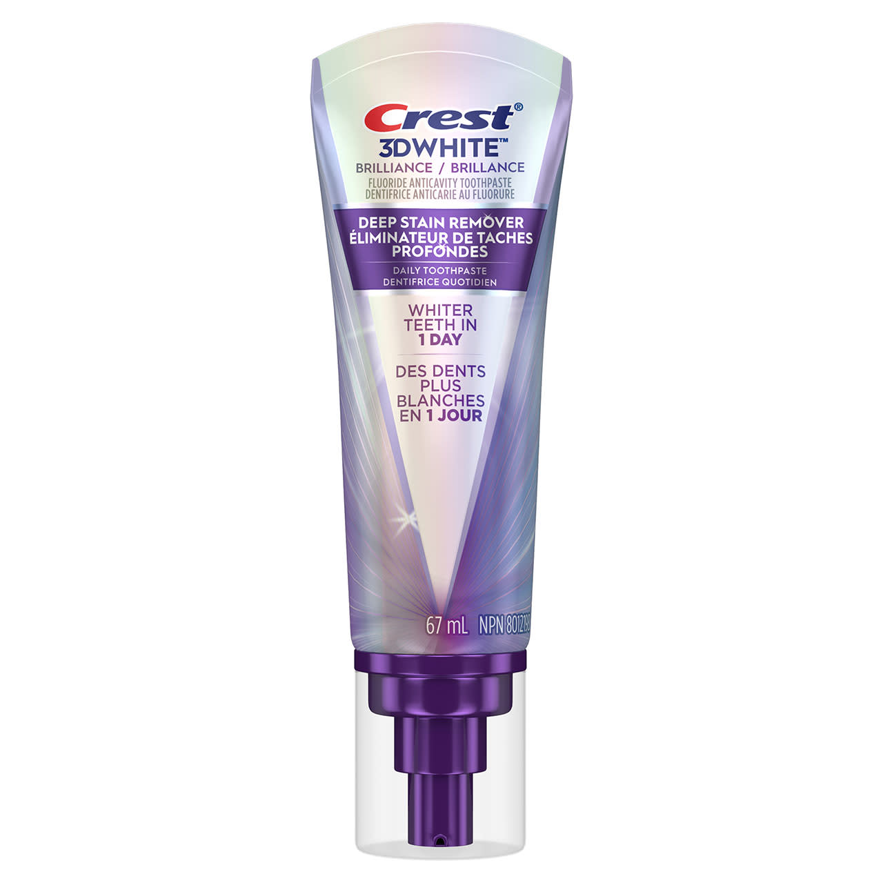 Crest 3DWhite Brilliance Deep Stain Remover Toothpaste - 2