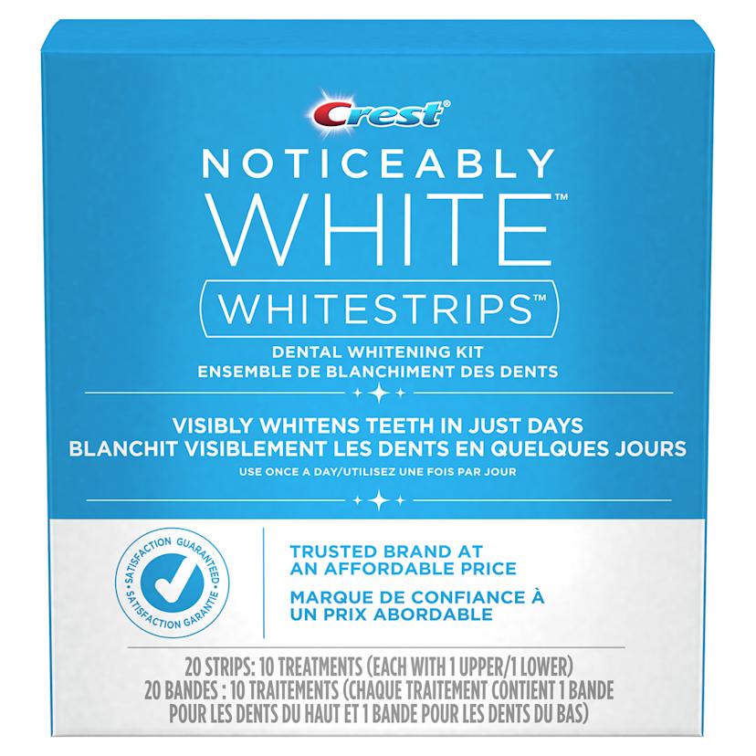 3D White Whitestrips Noticeably White Crest CA