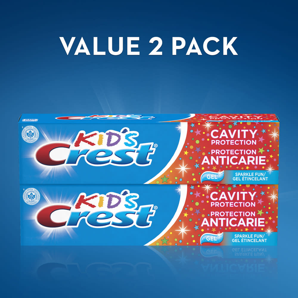 [EN]-Crest Kid's Sparkle Fun Toothpaste-Bubblegum-100mL Twin pack-3