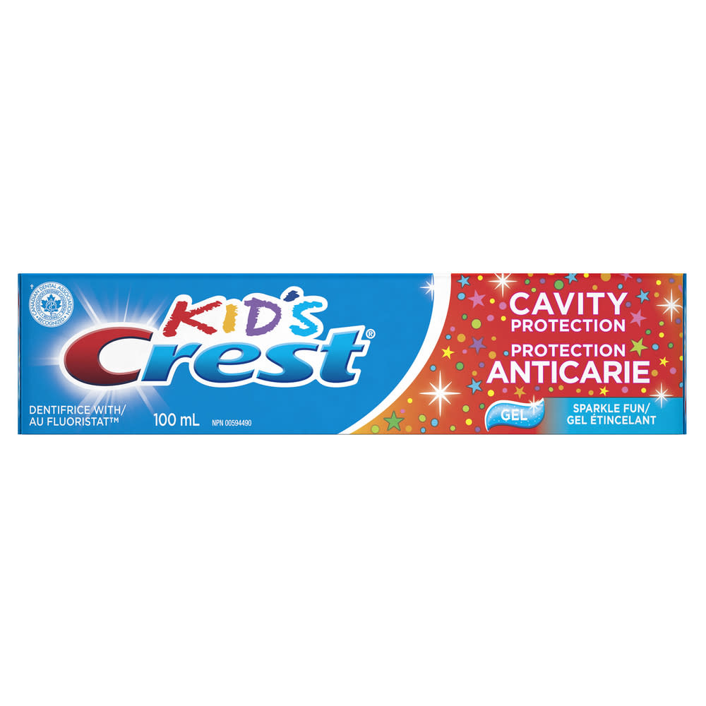 [EN]-Crest Kid's Sparkle Fun Toothpaste-Kids Crest Cavity Protection Sparkle Fun Toothpaste-0