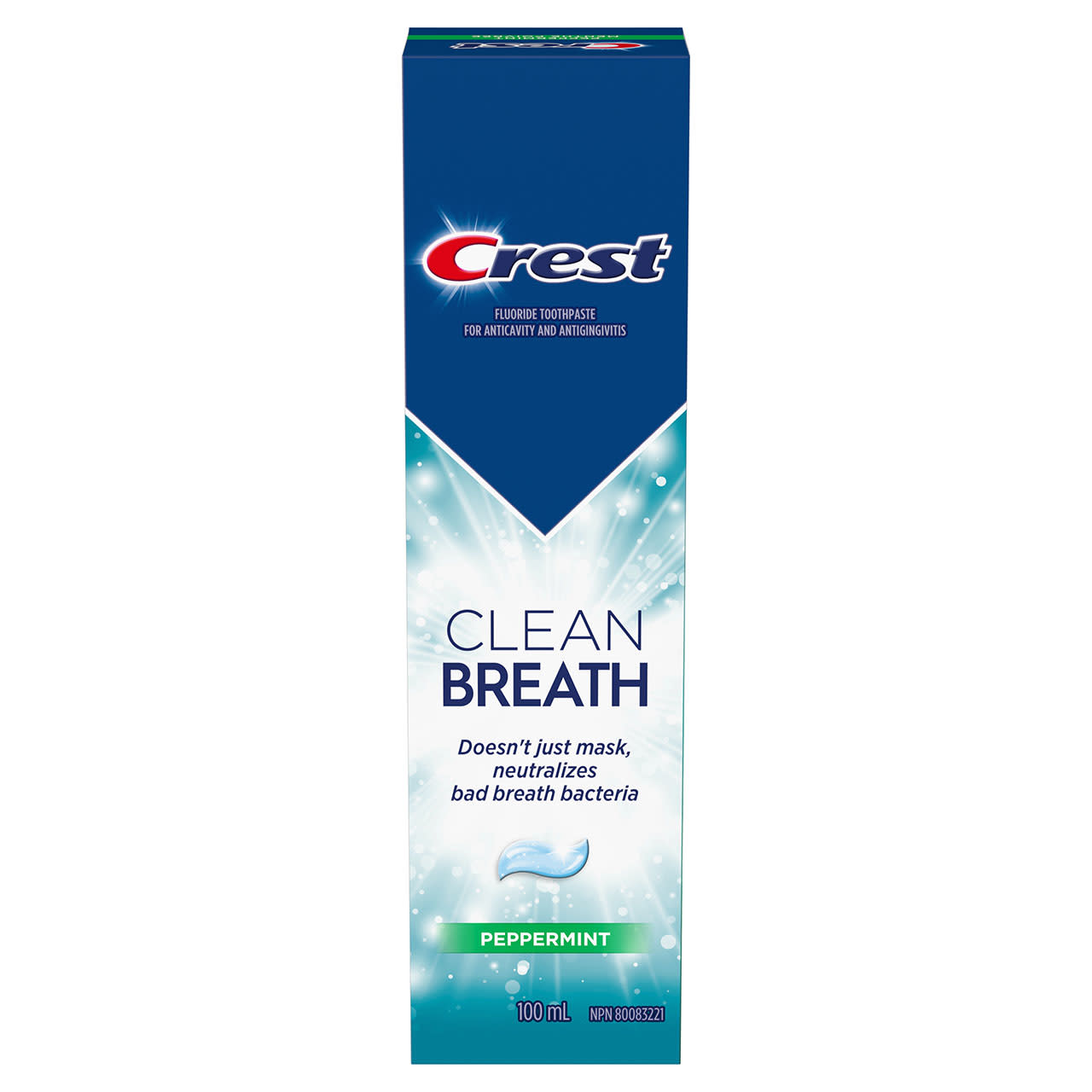 [EN] Crest Clean Breath Peppermint Toothpaste