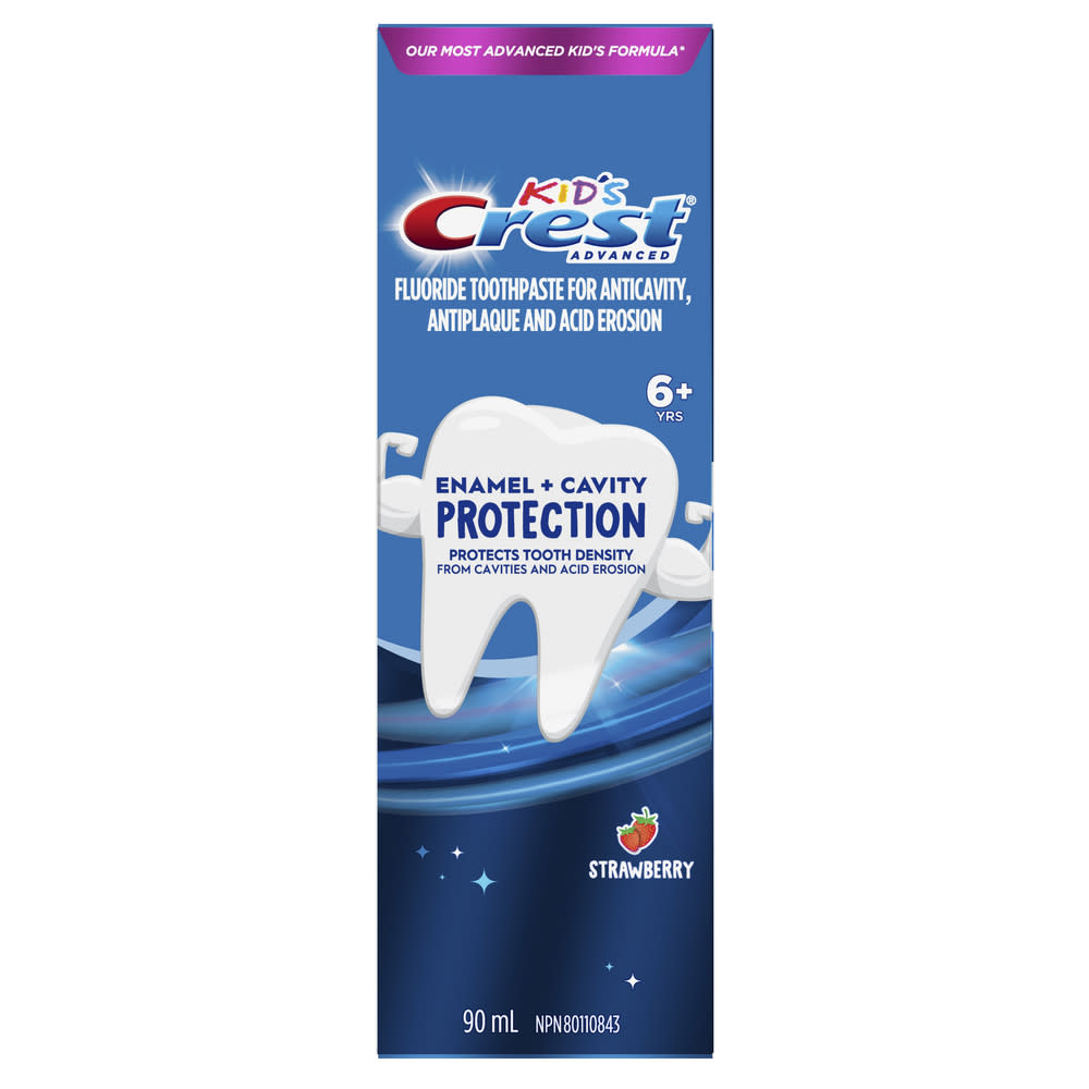 [EN] Crest Kids Enamel + Cavity Protection Toothpaste, Strawberry Flavor, 90 mL - 1